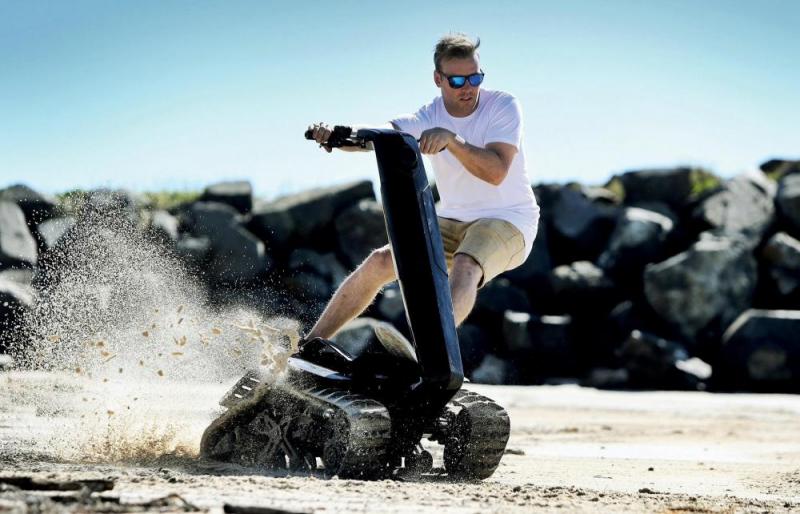 DTV Shredder on the beach. DTV, Shredder, Off road, Track vehicle,