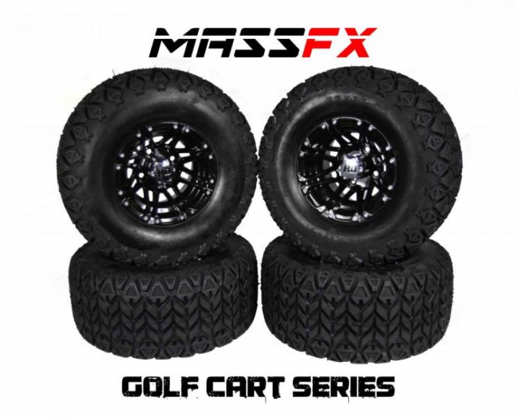 STI, MASSFX, Golf Cart, Tires, Wheels, rim, 22x11-10, golf