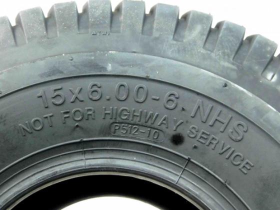 15x6-6 MASSFX, 15x6-6, Lawn Mower, Tires, Size