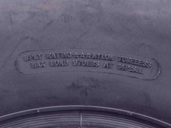 MASSFX 30x10-14 Single ATV Tire Load Rating