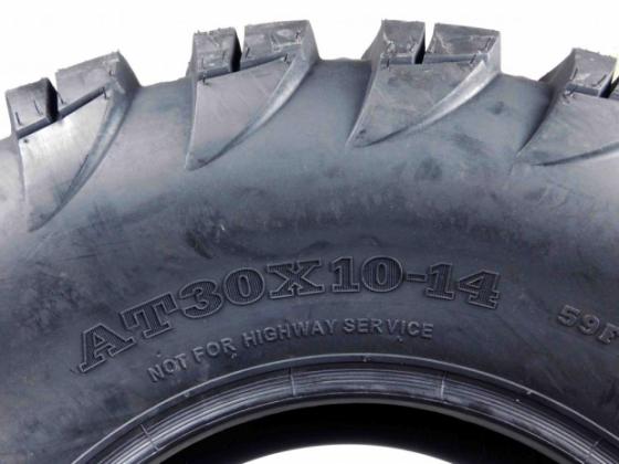 MASSFX 30x10-14 Single ATV Tire Size