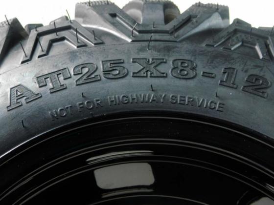 25x8-12 & 25x10-12 & 57-9227 Wheel Kit MASSFX, Rims, 57-9227, KT, 25x8-12, Size, Mass Depot